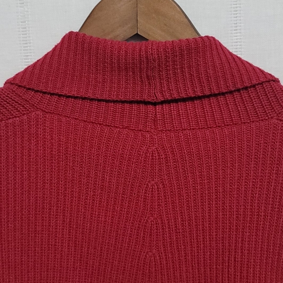 Philosophy Red Ribbed Knit Cropped Cardiga… - Picture 11 of 11